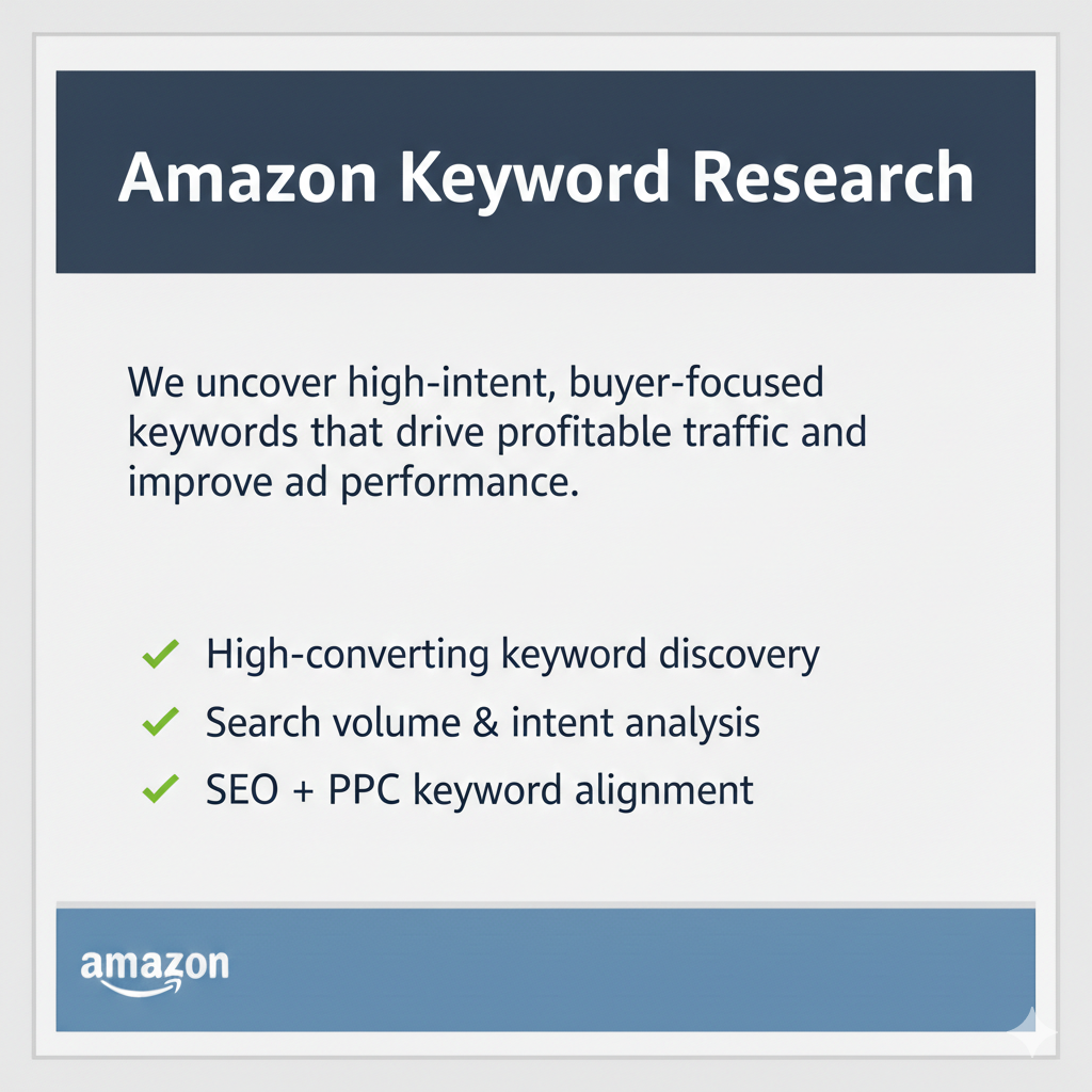 Amazon Keyword Research